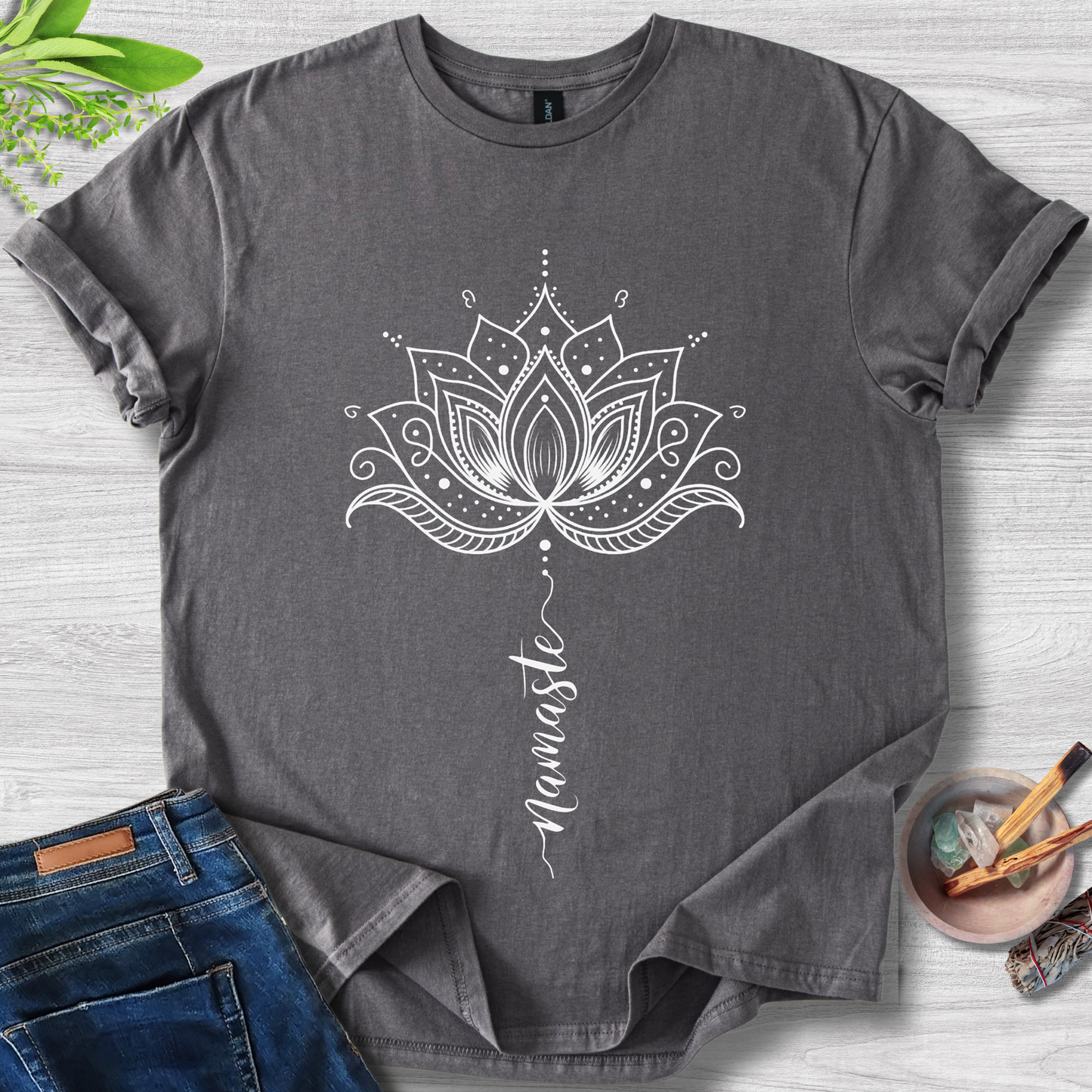 Serenity Lotus Unisex Softstyle T-Shirt