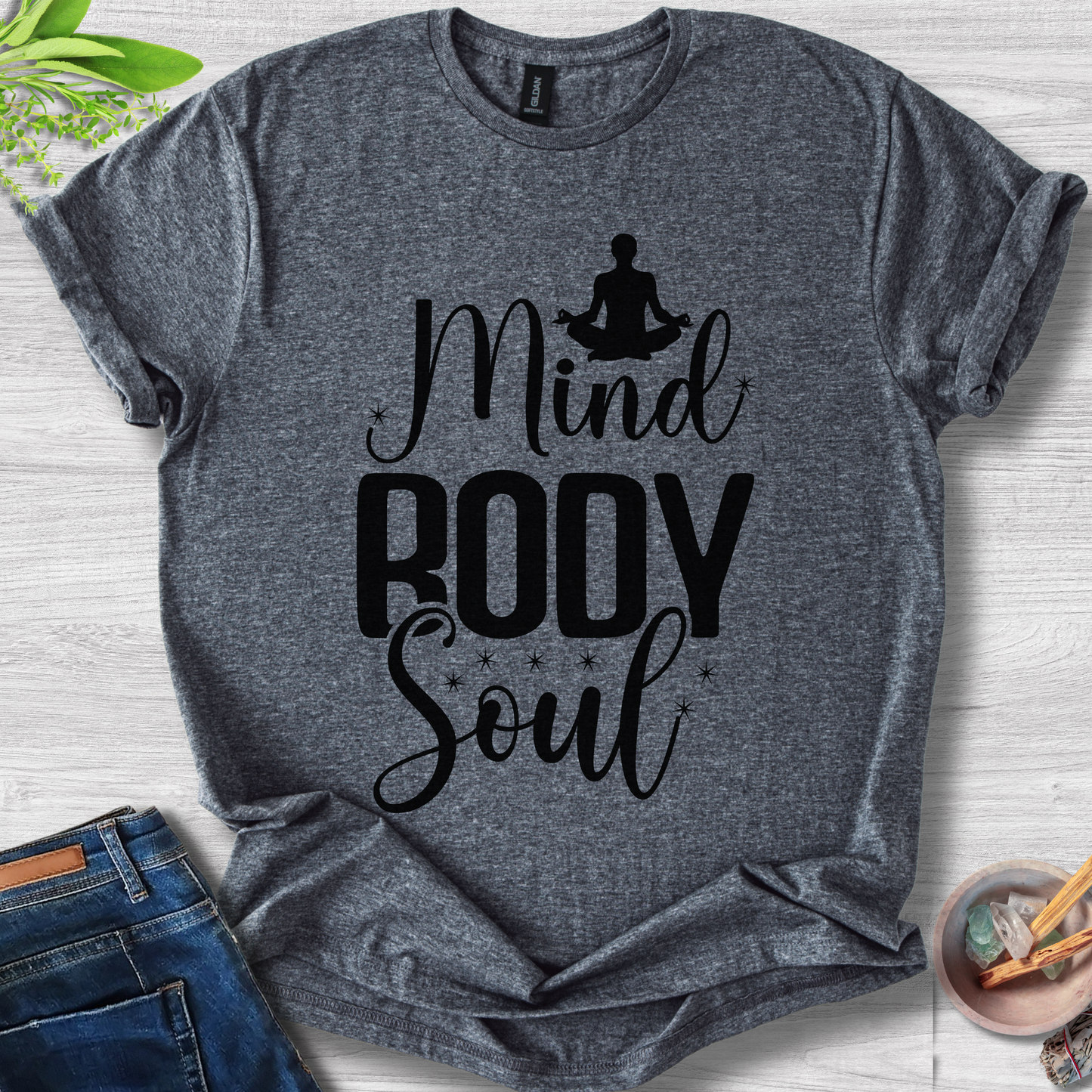 Mind Body Soul Unisex Softstyle T-Shirt
