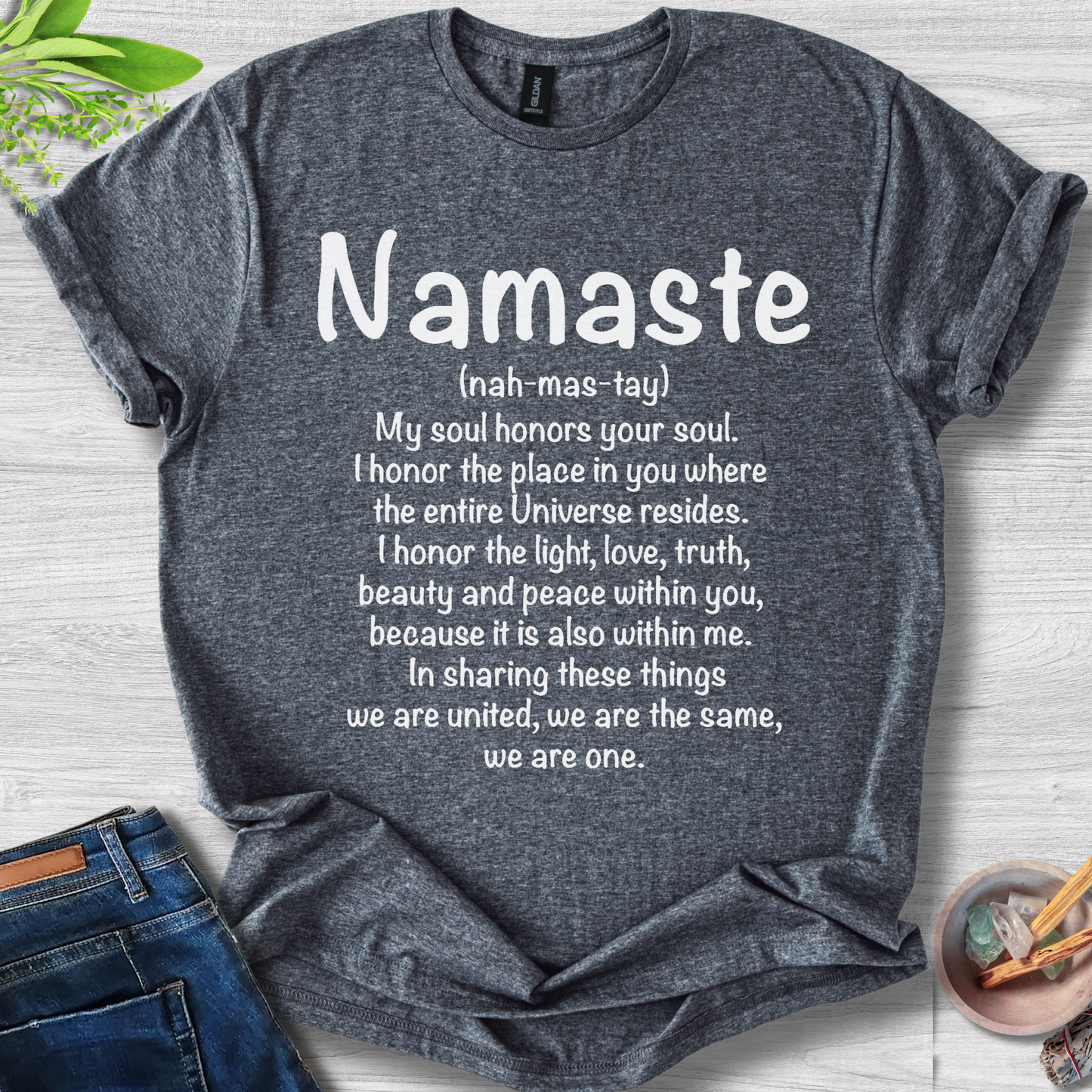 Namaste Soul Connection Unisex Softstyle T-Shirt