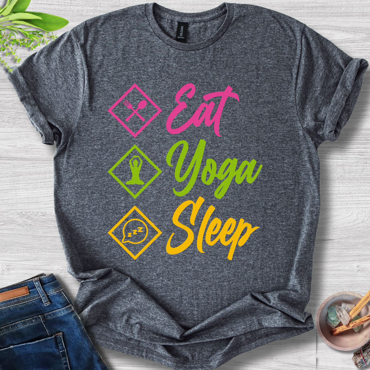 Zen Daily Routine Unisex Softstyle T-Shirt