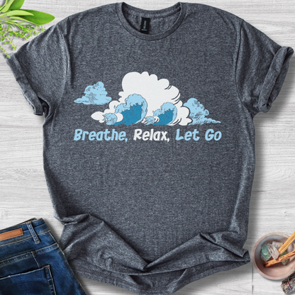 Breathe Relax Let Go Unisex Softstyle T-Shirt