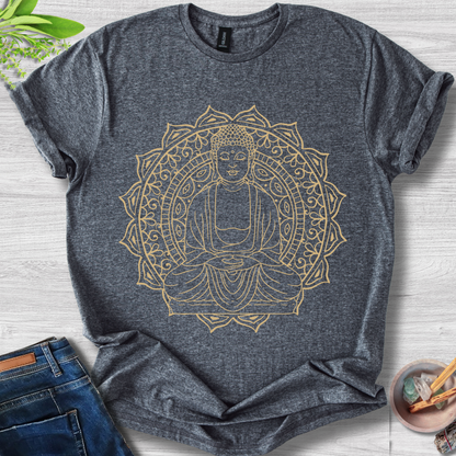Golden Buddha Mandala Unisex Softstyle T-Shirt