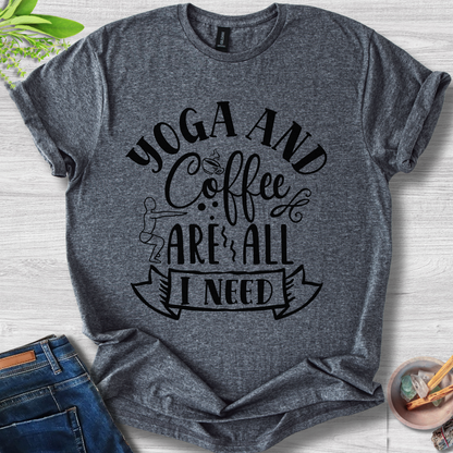 Coffee & Yoga Vibes Unisex Softstyle T-Shirt