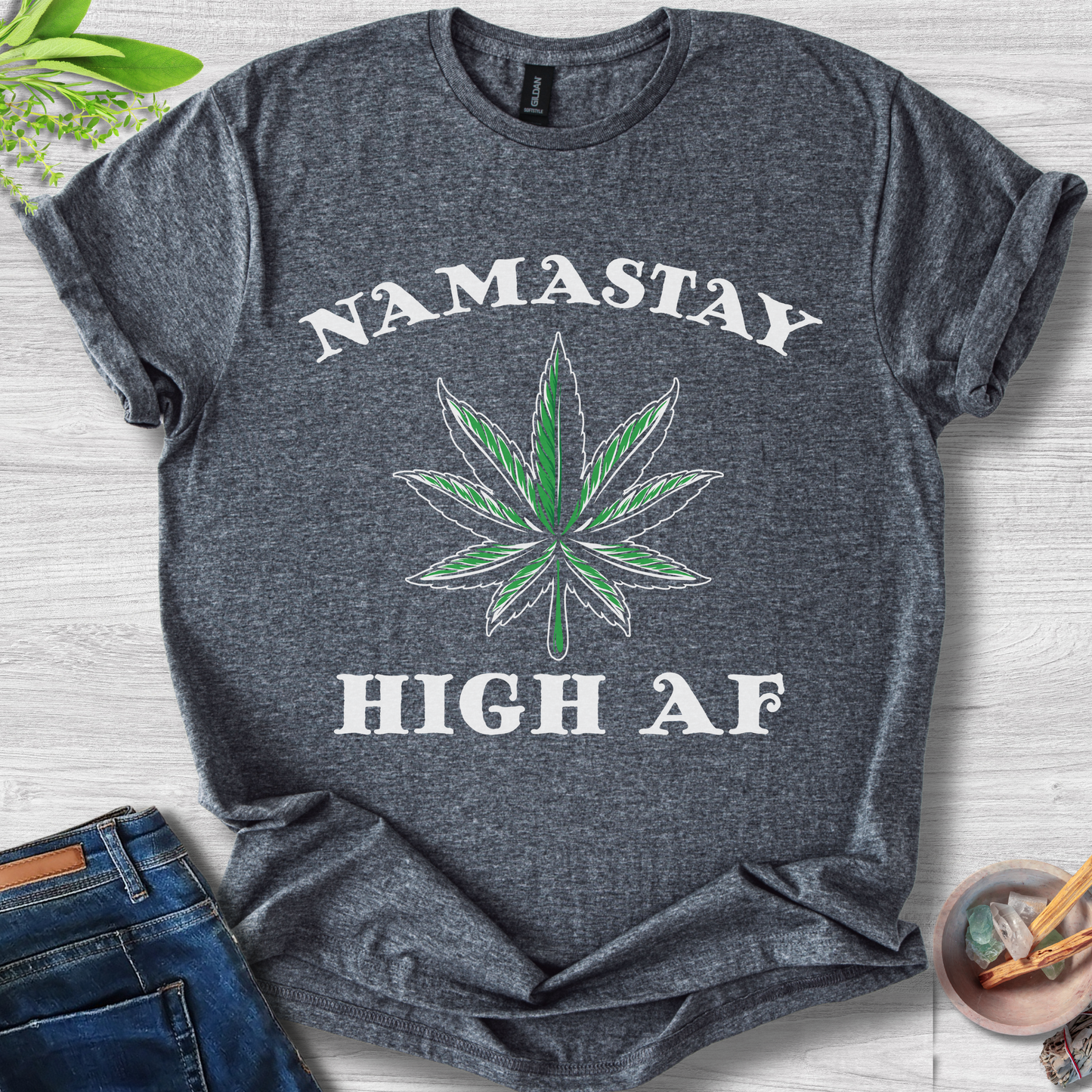 Namaste High AF Unisex Softstyle T-Shirt
