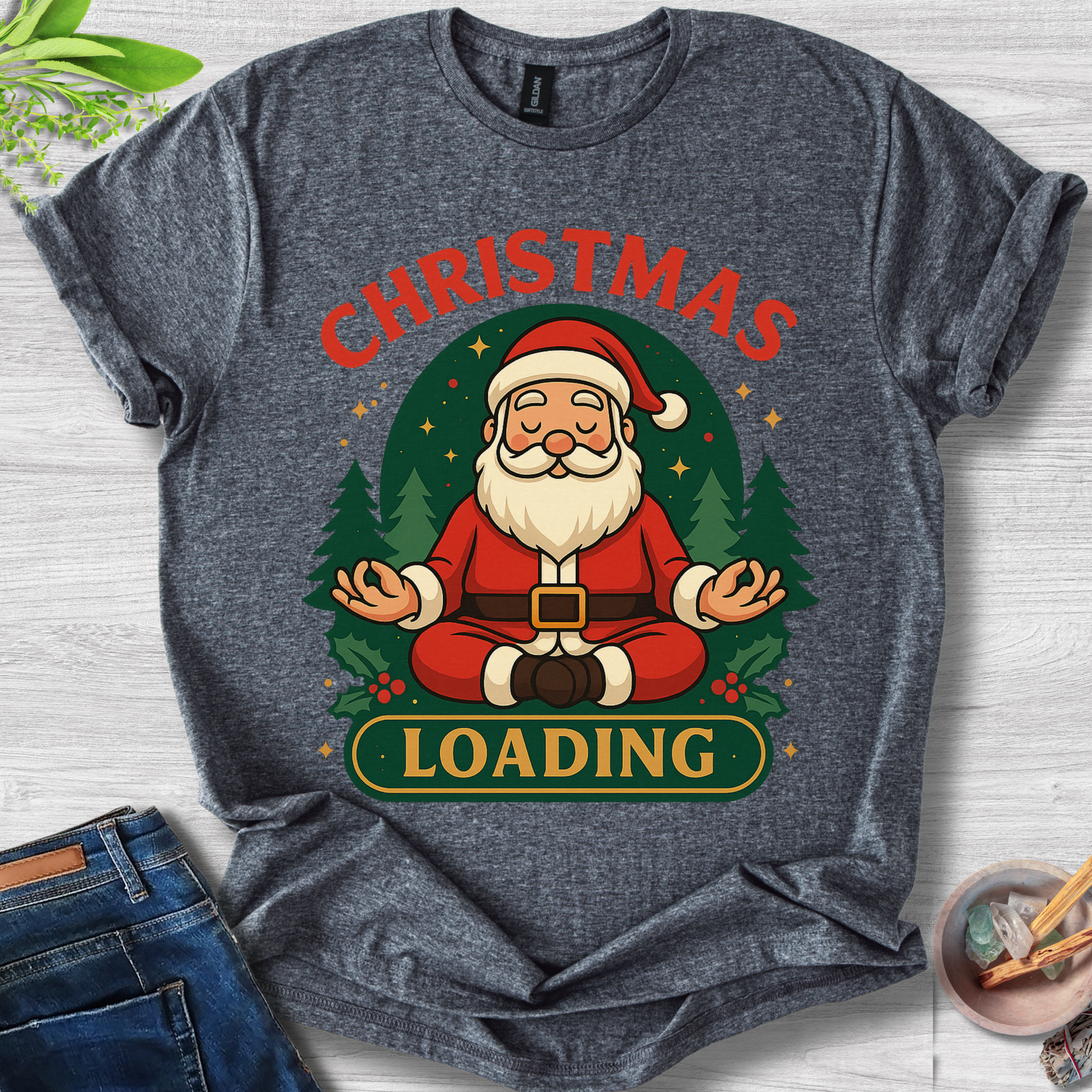 Zen Claus: Christmas Loading T-Shirt