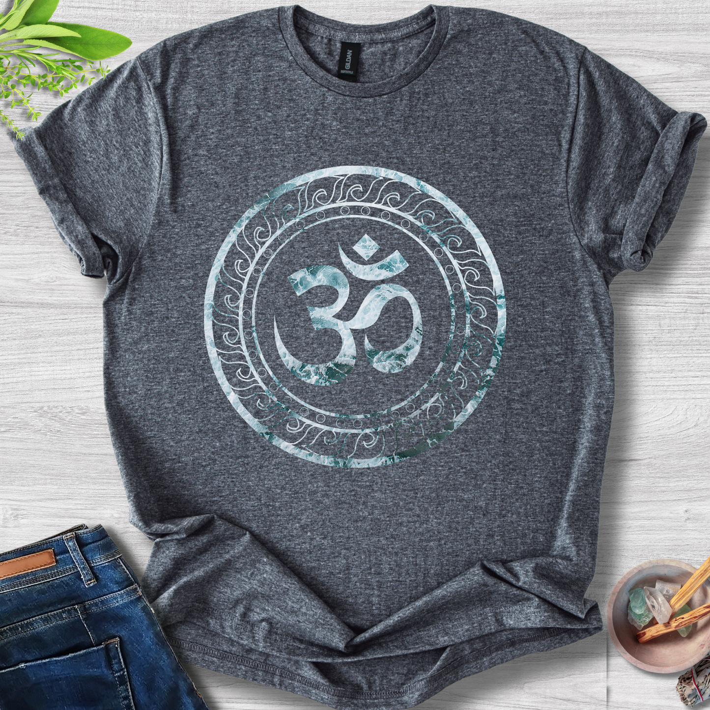 Zen Om Mandala Unisex Softstyle T-Shirt