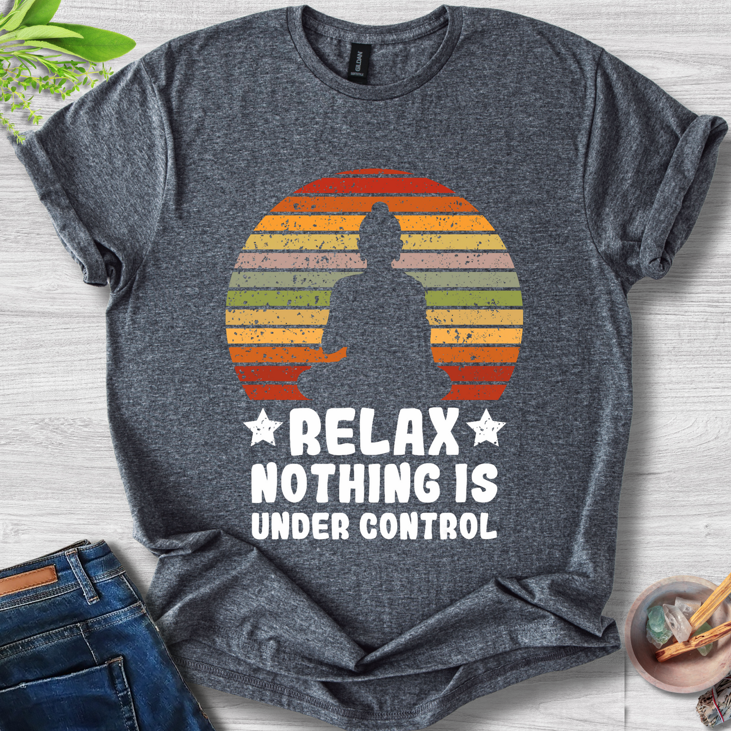 Relax Nothing Is Under Control Unisex Softstyle T-Shirt