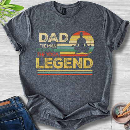 Dad the Yoga Legend Unisex Softstyle T-Shirt