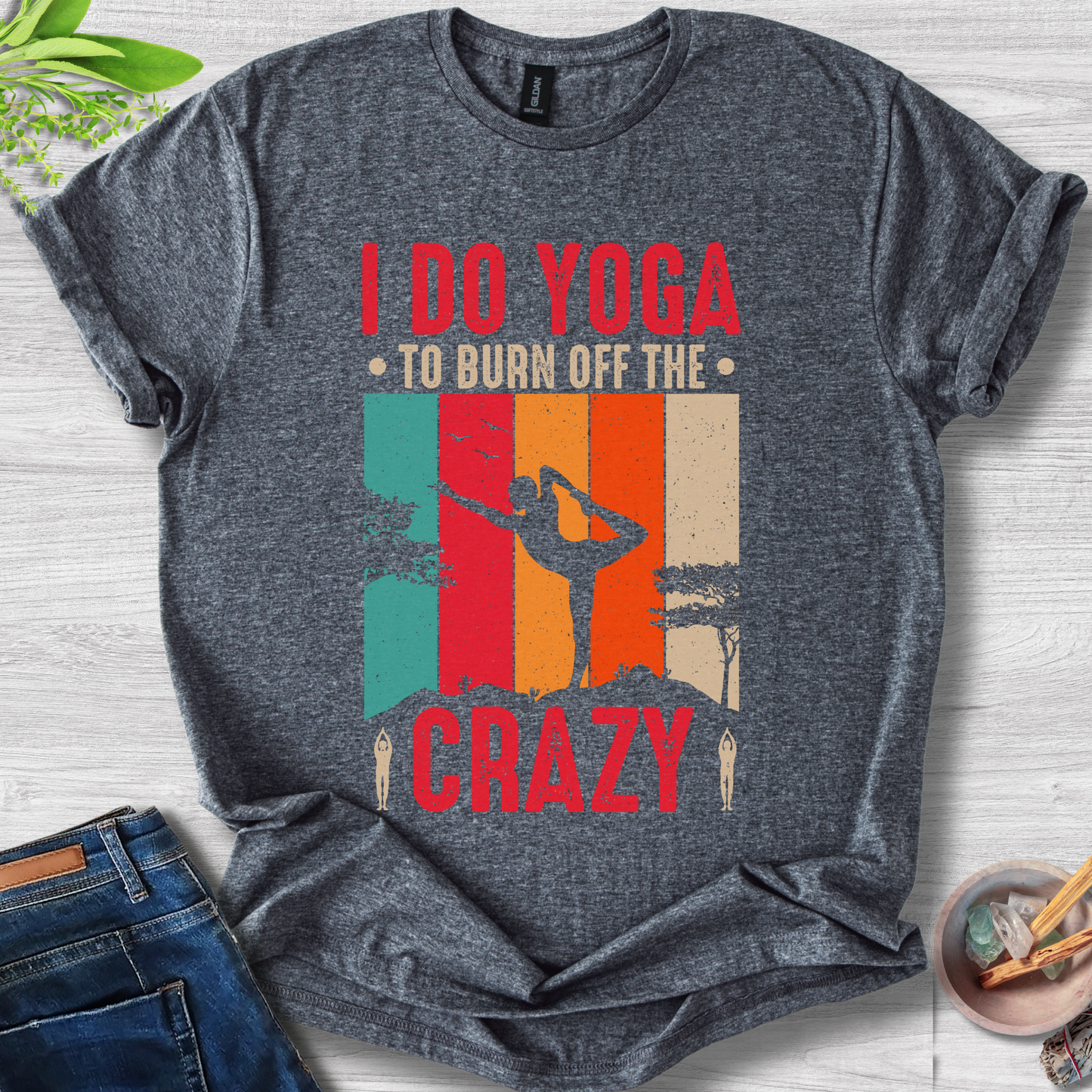 Yoga Burnout Unisex Softstyle T-Shirt