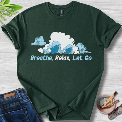 Breathe Relax Let Go Unisex Softstyle T-Shirt