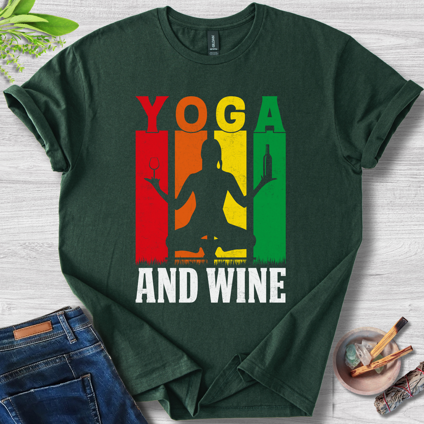 Yoga and Wine T-Shirt
