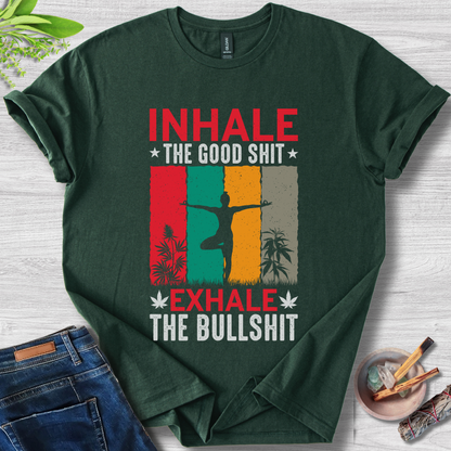 Inhale Good Vibez Unisex Softstyle T-Shirt
