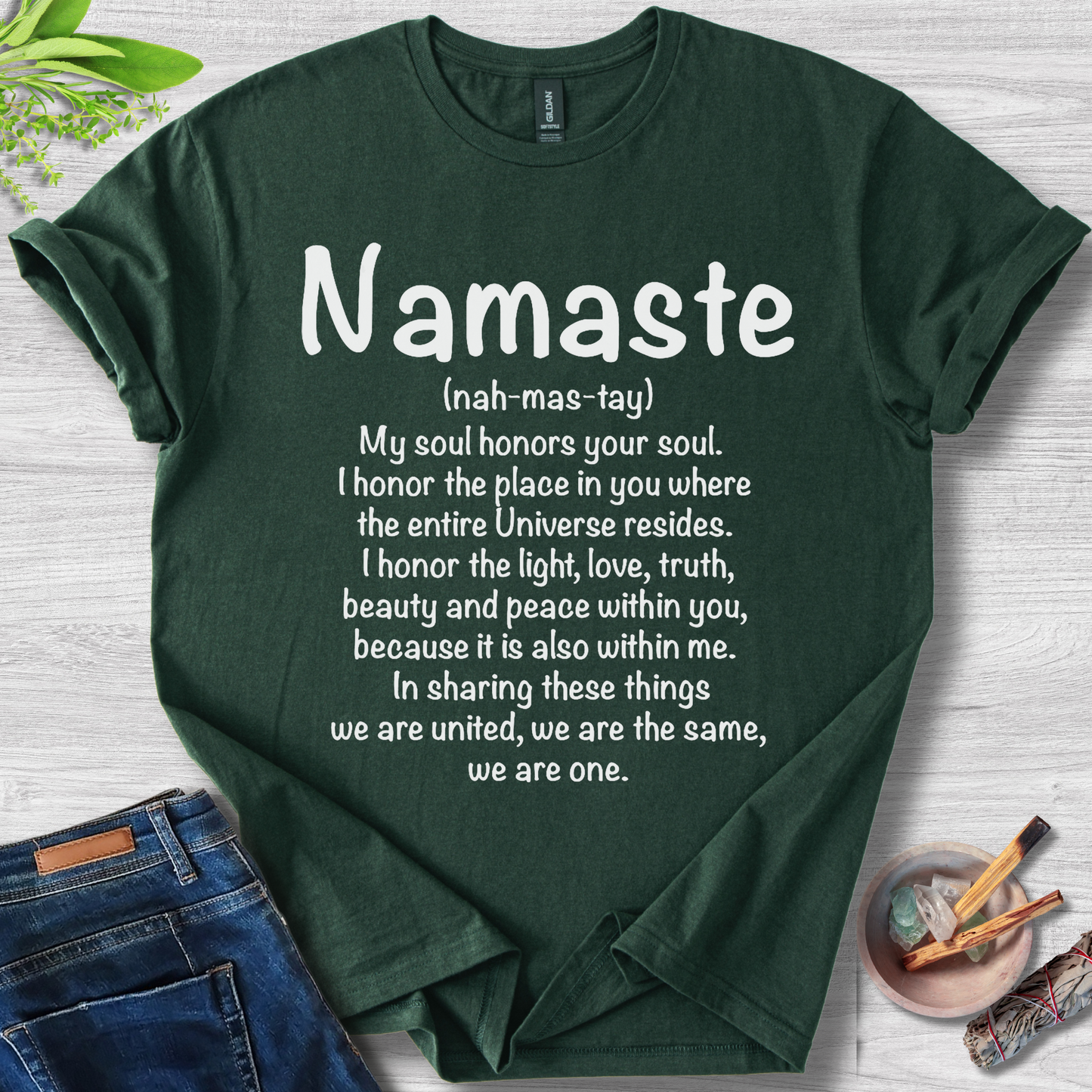Namaste Soul Connection Unisex Softstyle T-Shirt