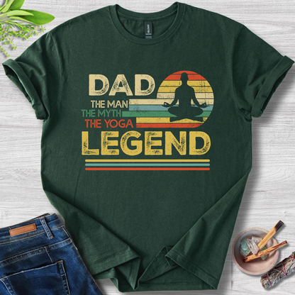 Dad the Yoga Legend Unisex Softstyle T-Shirt