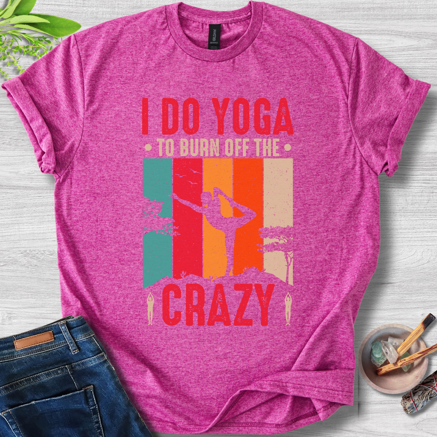 Yoga Burnout Unisex Softstyle T-Shirt
