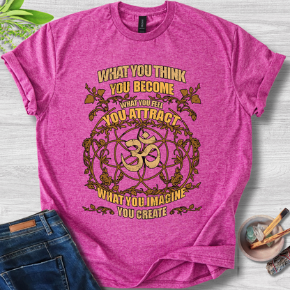 Manifestation Mandala Tee – OM Edition Unisex Softstyle T-Shirt
