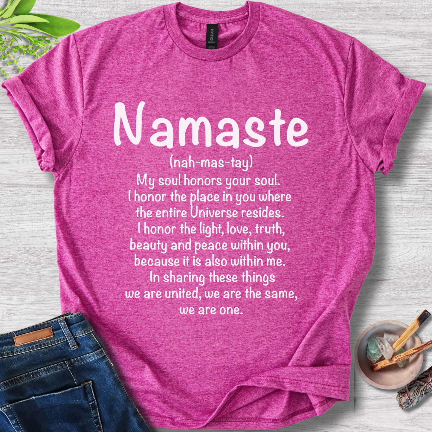 Namaste Soul Connection Unisex Softstyle T-Shirt
