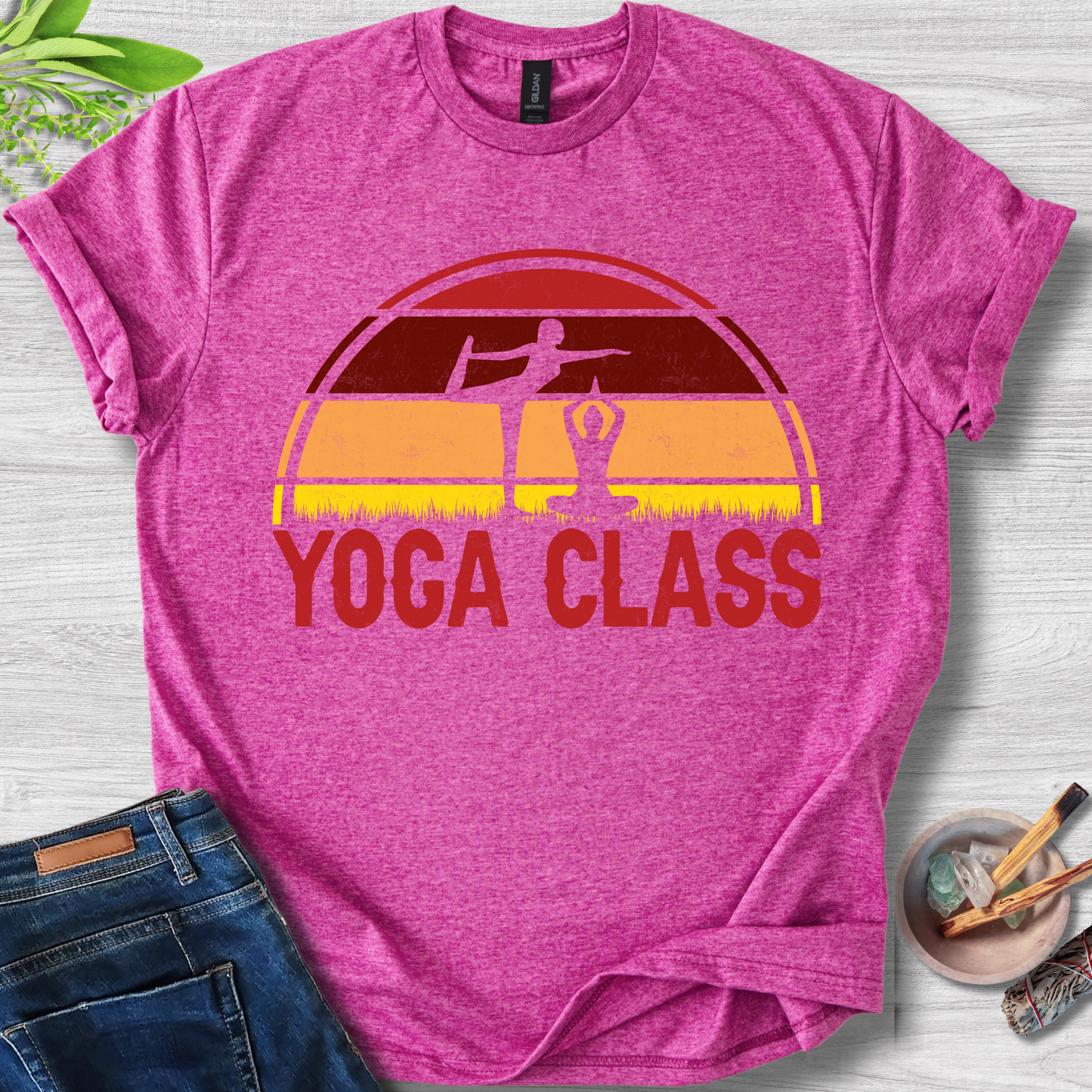 Yoga Class Unisex Softstyle T-Shirt