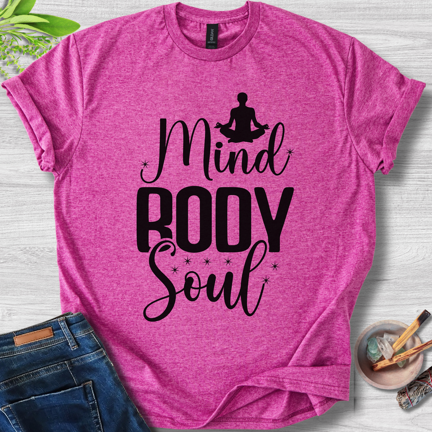Mind Body Soul Unisex Softstyle T-Shirt