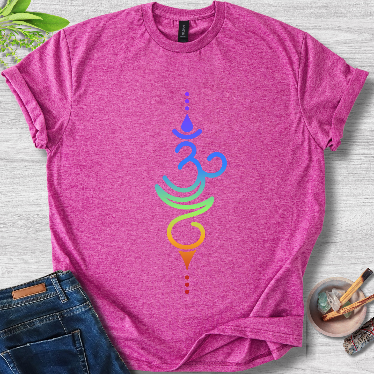 Chakra Flow Unisex Softstyle T-Shirt