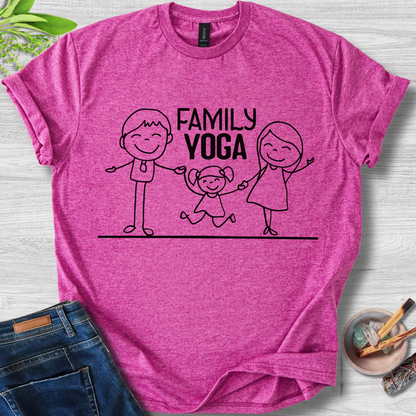Family Yoga Unisex Softstyle T-Shirt