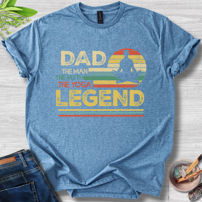 Dad the Yoga Legend Unisex Softstyle T-Shirt