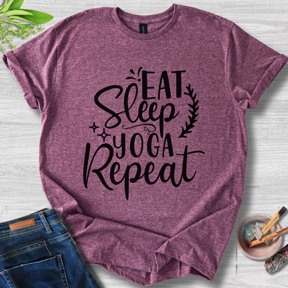 Eat Sleep Yoga Repeat Unisex Softstyle T-Shirt