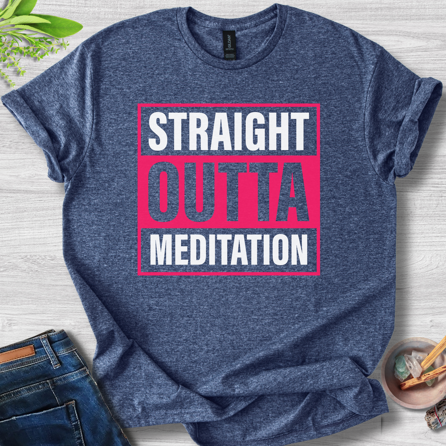 Straight Outta Meditation T-Shirt