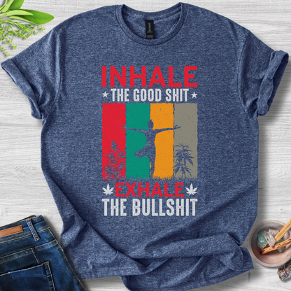 Inhale Good Vibez Unisex Softstyle T-Shirt