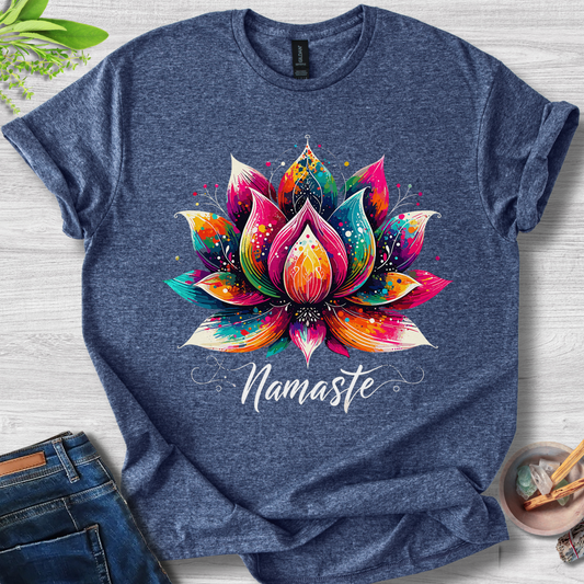 Zen Lotus Flow Unisex Softstyle T-Shirt