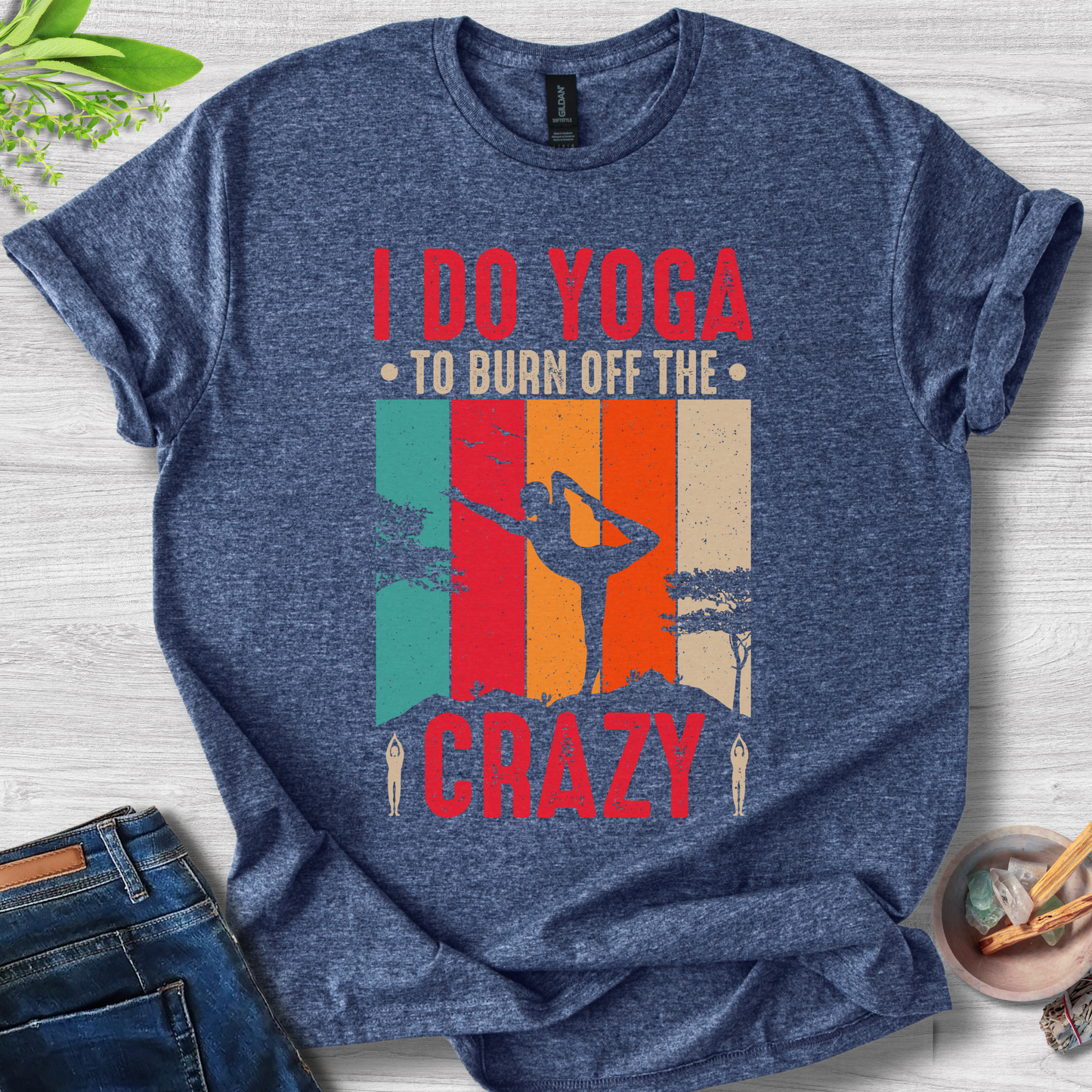 Yoga Burnout Unisex Softstyle T-Shirt