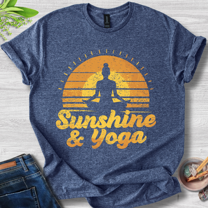 Sunshine & Yoga Unisex Softstyle T-Shirt