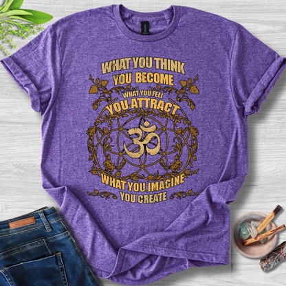 Manifestation Mandala Tee – OM Edition Unisex Softstyle T-Shirt