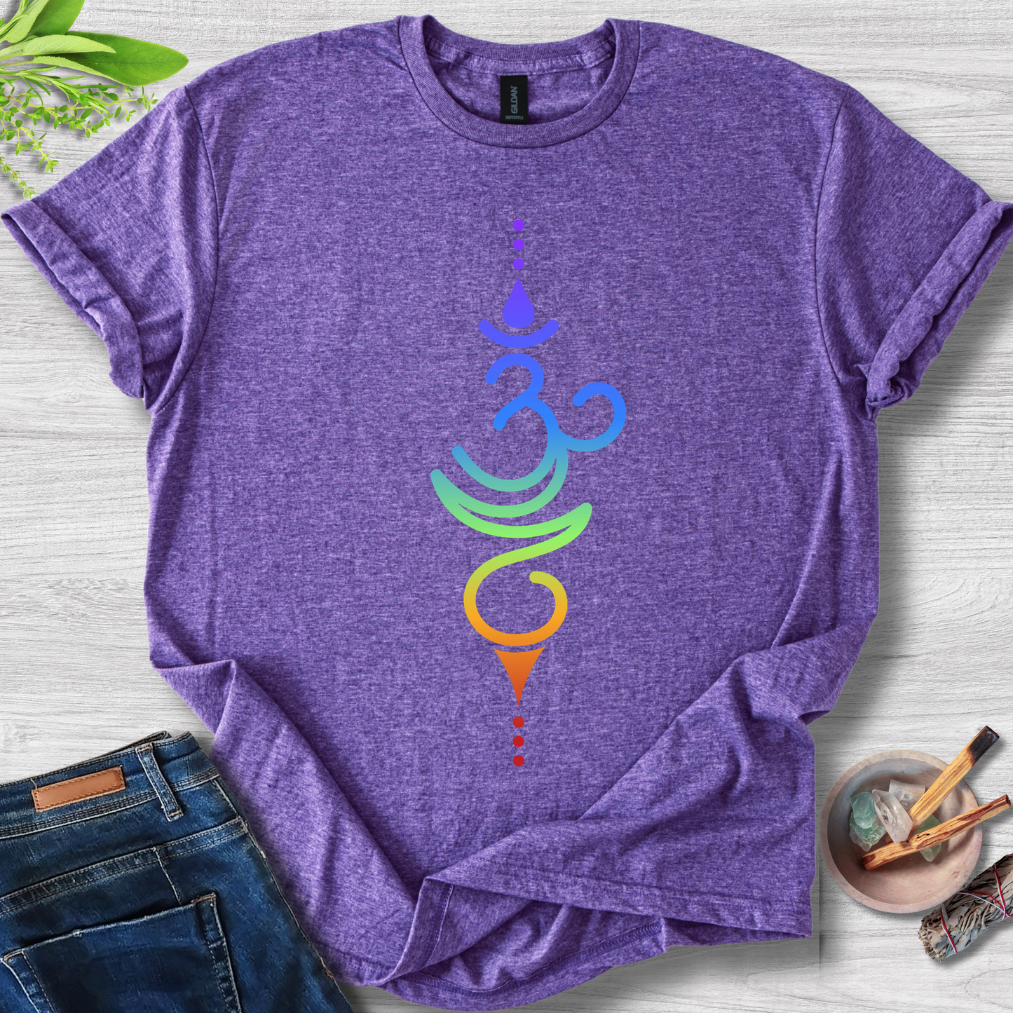 Chakra Flow Unisex Softstyle T-Shirt