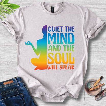 Quiet the Mind, Soul Speaks Unisex Softstyle T-Shirt
