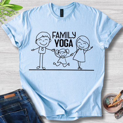 Family Yoga Unisex Softstyle T-Shirt