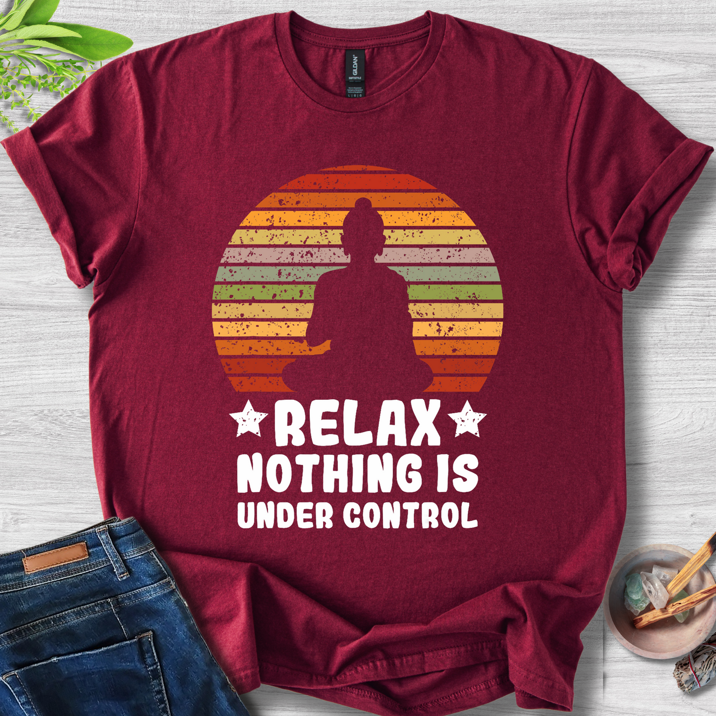 Relax Nothing Is Under Control Unisex Softstyle T-Shirt