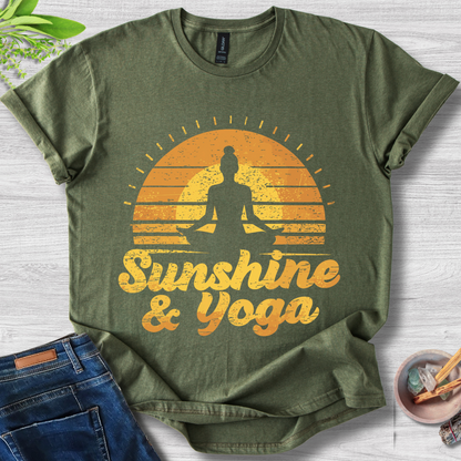 Sunshine & Yoga Unisex Softstyle T-Shirt