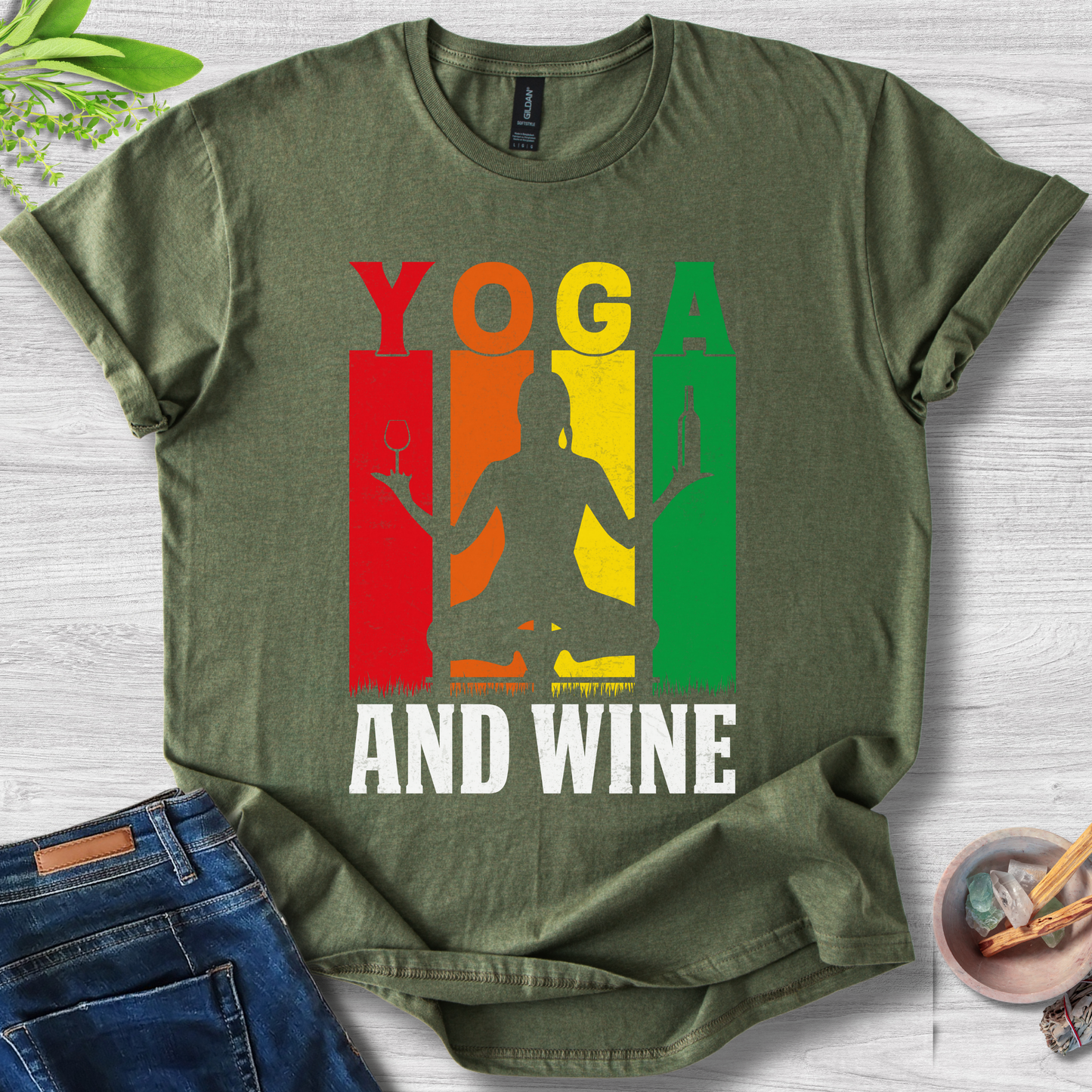 Yoga and Wine T-Shirt