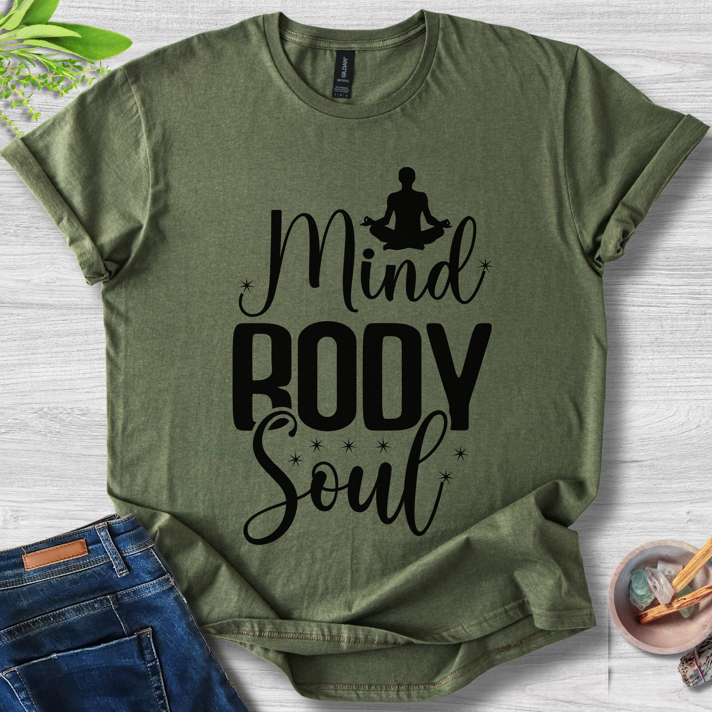 Mind Body Soul Unisex Softstyle T-Shirt