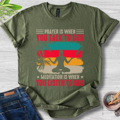 Prayer & Meditation Balance Unisex Softstyle T-Shirt