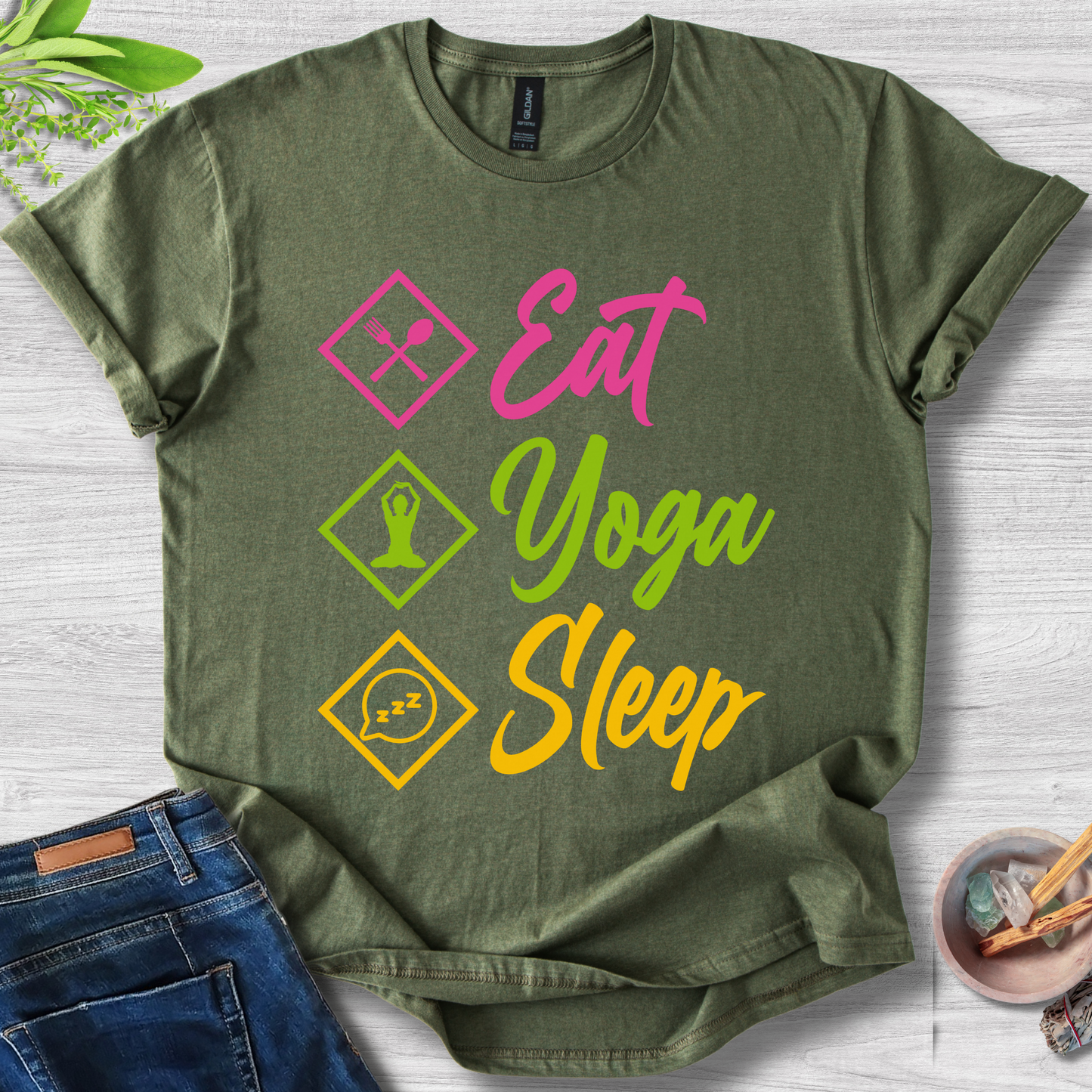 Zen Daily Routine Unisex Softstyle T-Shirt