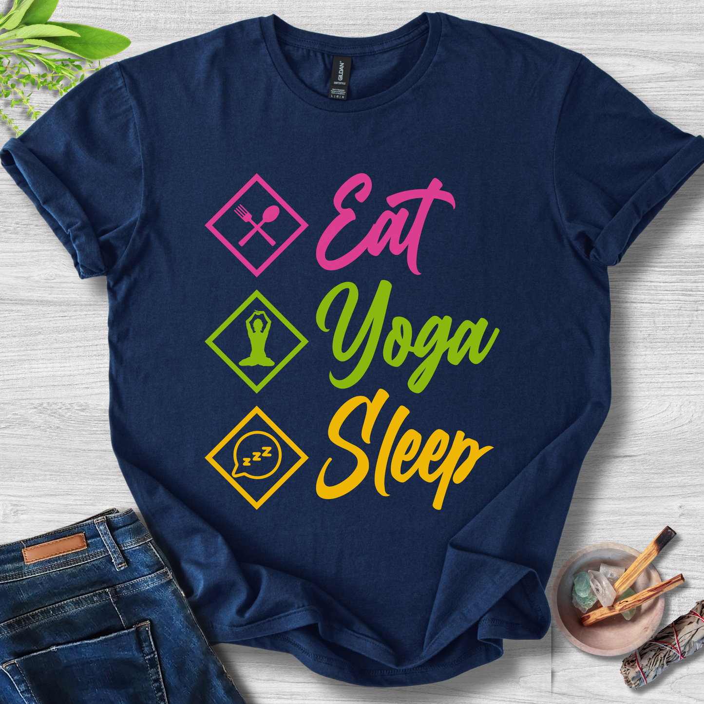Zen Daily Routine Unisex Softstyle T-Shirt