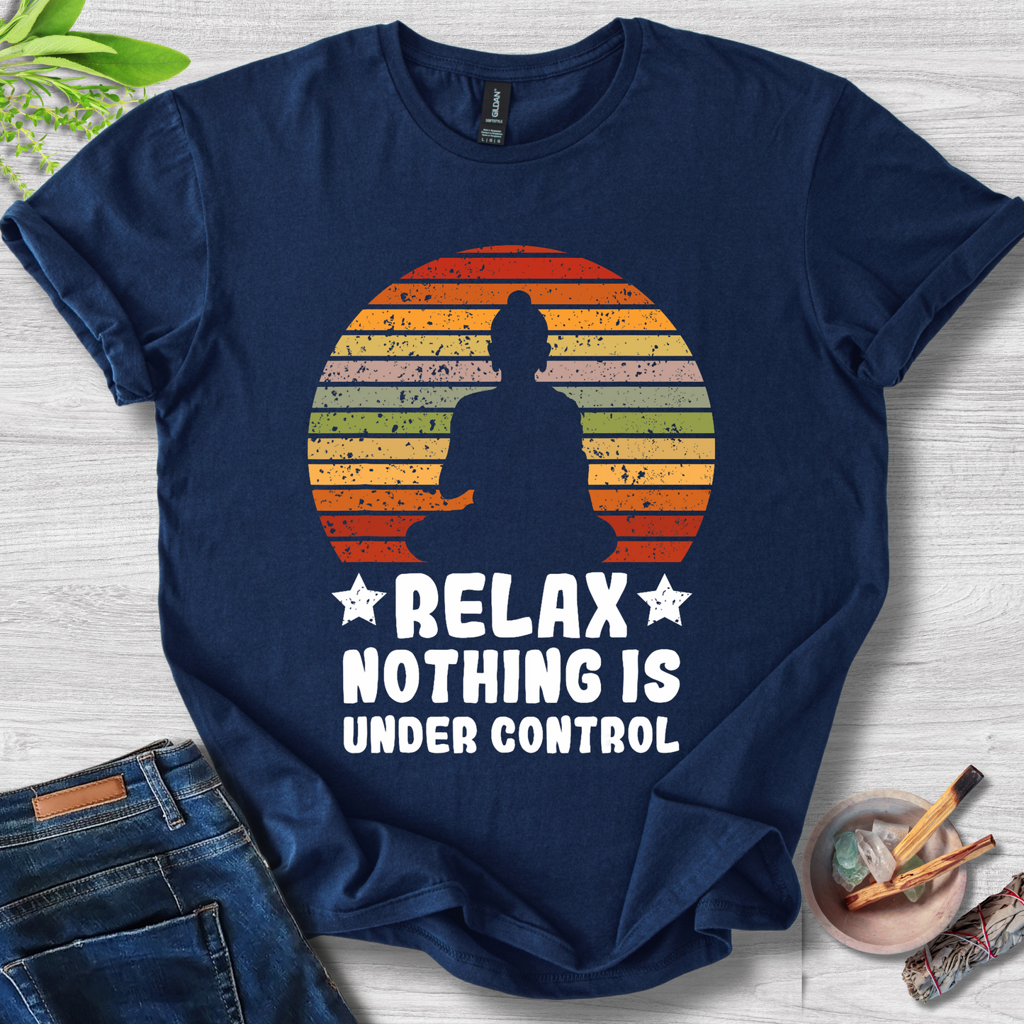 Relax Nothing Is Under Control Unisex Softstyle T-Shirt