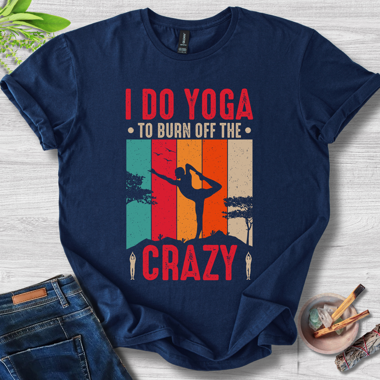 Yoga Burnout Unisex Softstyle T-Shirt