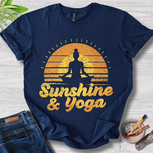 Sunshine & Yoga Unisex Softstyle T-Shirt