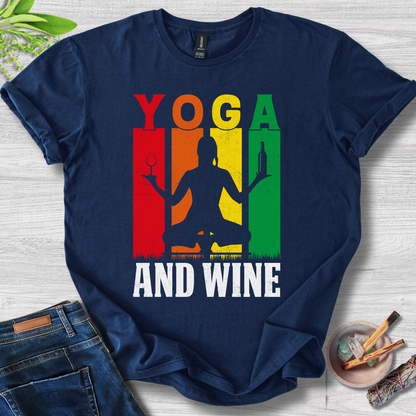 Yoga and Wine T-Shirt