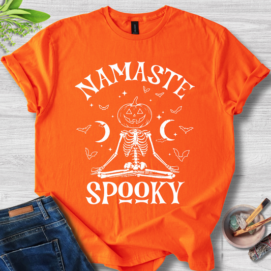 Namaste Spooky Unisex Softstyle T-Shirt