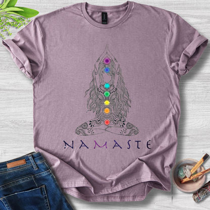 Namaste Chakra Flow Unisex Softstyle T-Shirt