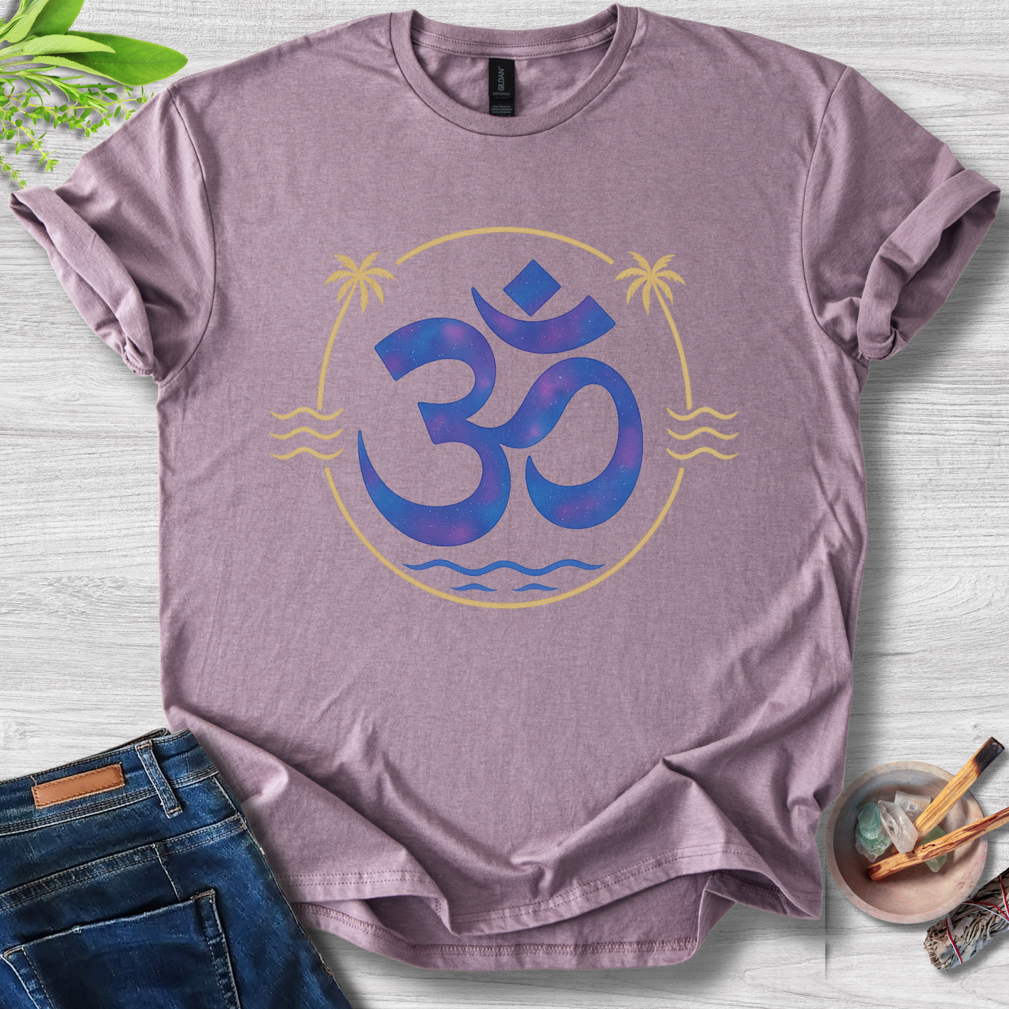 Cosmic Om Unisex Softstyle T-Shirt